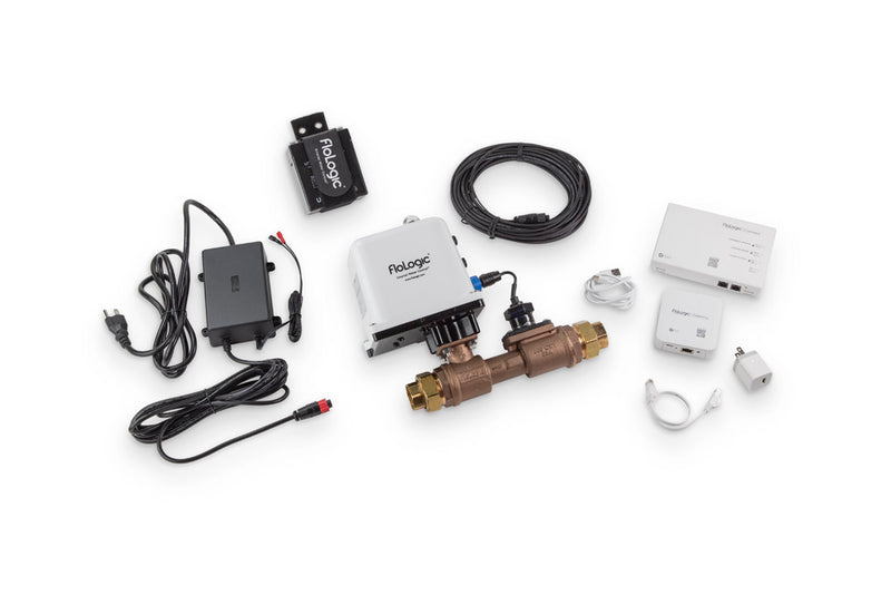 FloLogic 1" Whole Property Leak Detection and Auto Water Shutoff System FLS_G1